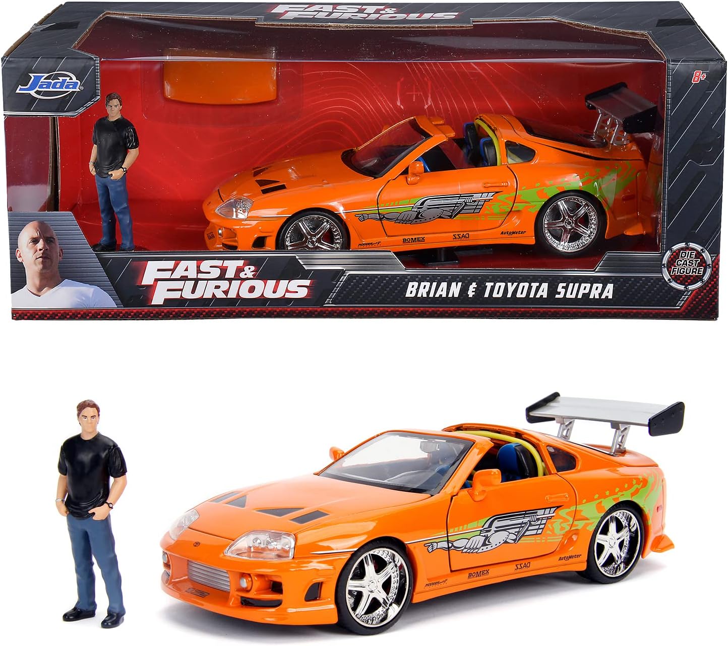 Jada 253205001 Fast & Furious 1995 Toyota Supra 1:24 Jada 253205001 Fast & Furious 1995 Toyota Supra 1:24