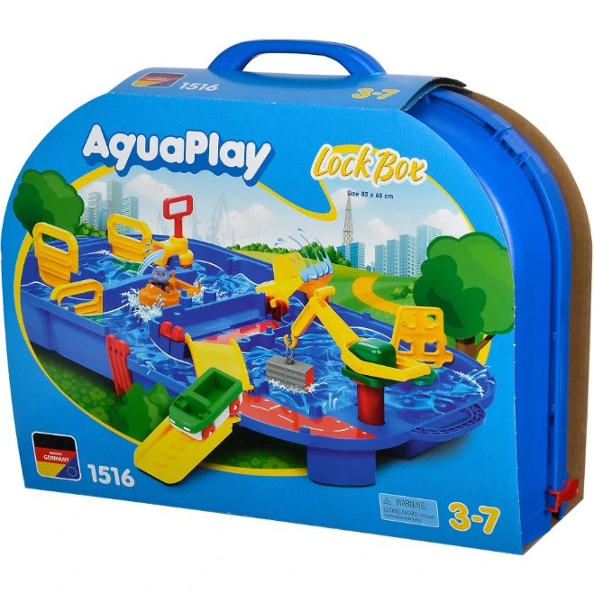 Aquaplay 8700001516 LockBox, Bahn, 27-teilig