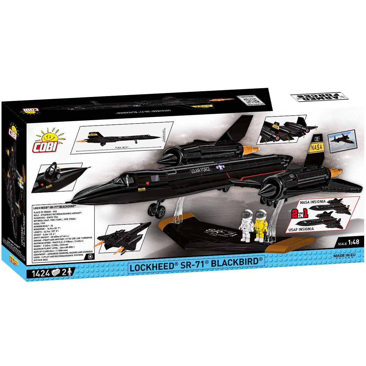 COBI 5890 - Lockheed SR-71 Blackbird Executive - Bild 2 COBI 5890 - Lockheed SR-71 Blackbird Executive - Bild 2