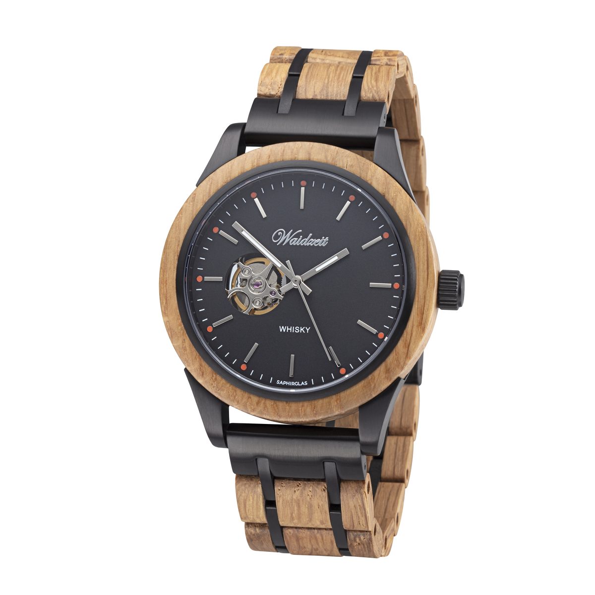 WAIDZEIT WB01W Herrenuhr Whisky Bourbon Automatik WAIDZEIT WB01W Herrenuhr Whisky Bourbon Automatik