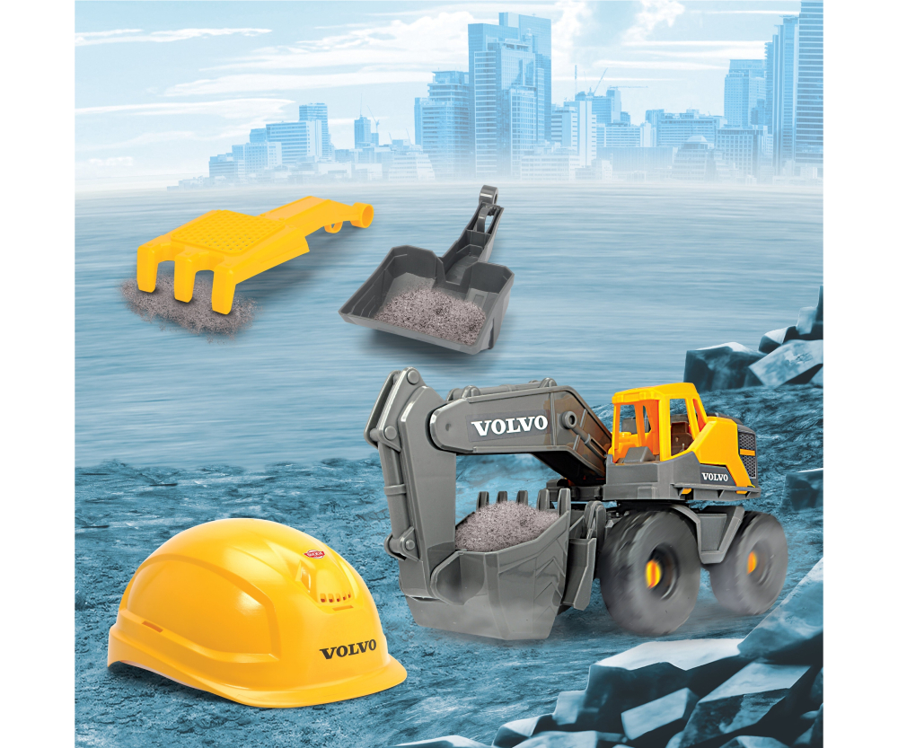 Dickie Toys Volvo Tough Excavator Playset