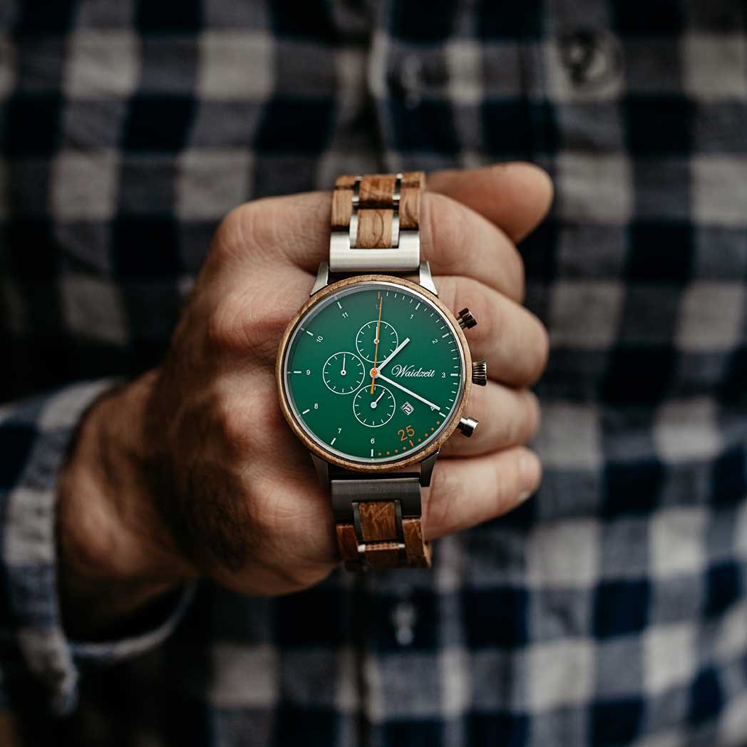 WAIDZEIT CV01W Herrenuhr Barista Verde Barrique WAIDZEIT CV01W Herrenuhr Barista Verde Barrique