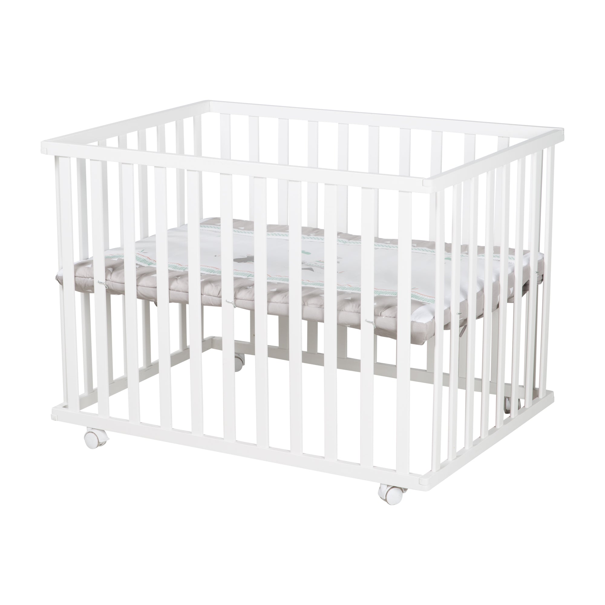 Roba 0241WES198A Laufgitter 100x75 cm Indibär weiß - Bild 4 Roba 0241WES198A Laufgitter 100x75 cm Indibär weiß - Produktbild 4
