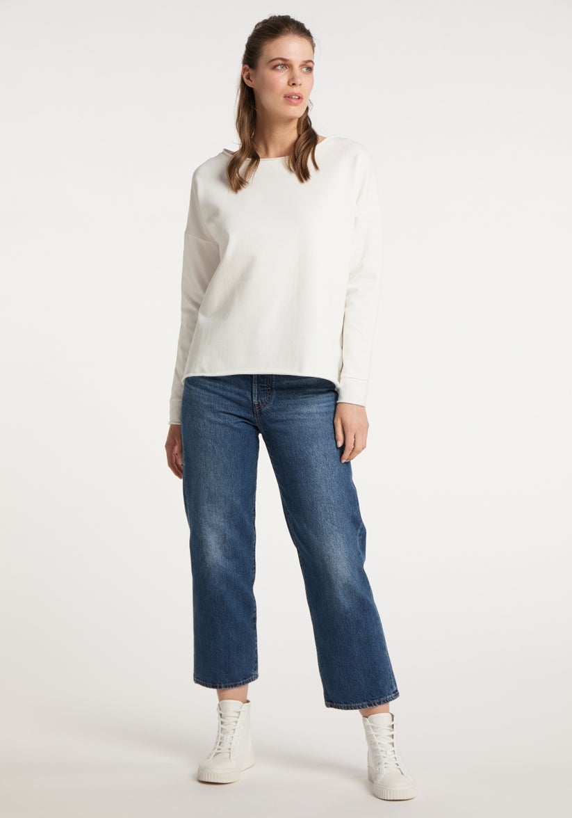 Elbsand Riane Sweatshirt in weiss, Produktfoto 3.
