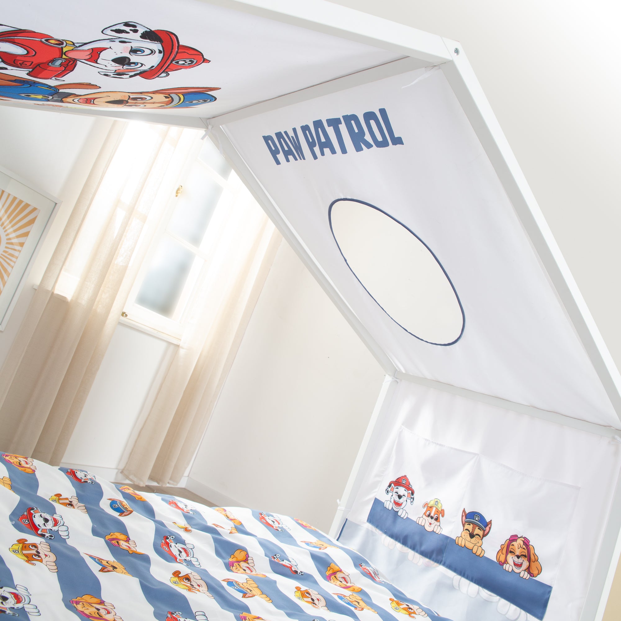 Roba 0286PW1 Hausbettbezug 90x200 cm Paw Patrol weiß – Bettenzubehör - Bild 8 Roba 0286PW1 Hausbettbezug 90x200 cm Paw Patrol weiß – Bettenzubehör - Produktbild 8