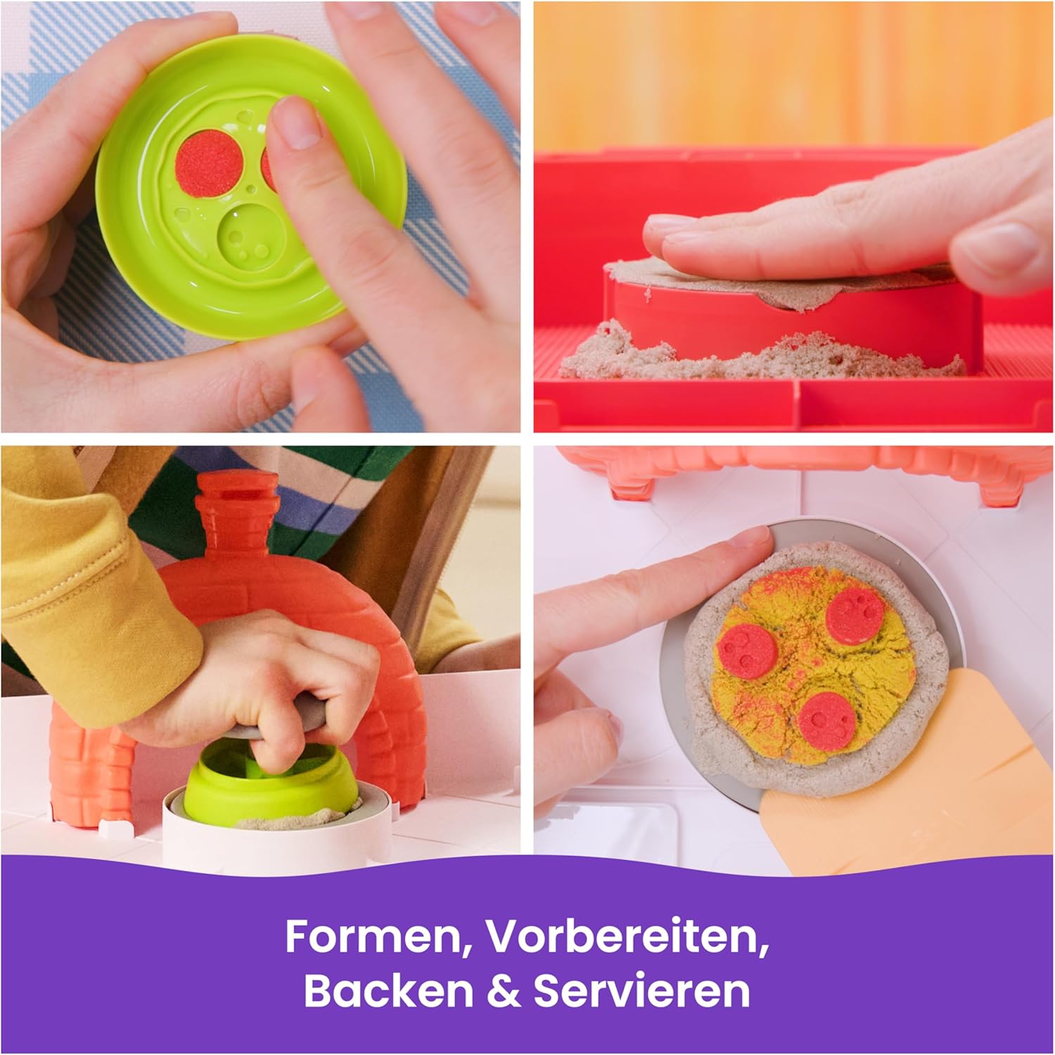 KNS Kinetic Sand - Squish Pizza KNS Kinetic Sand - Squish Pizza