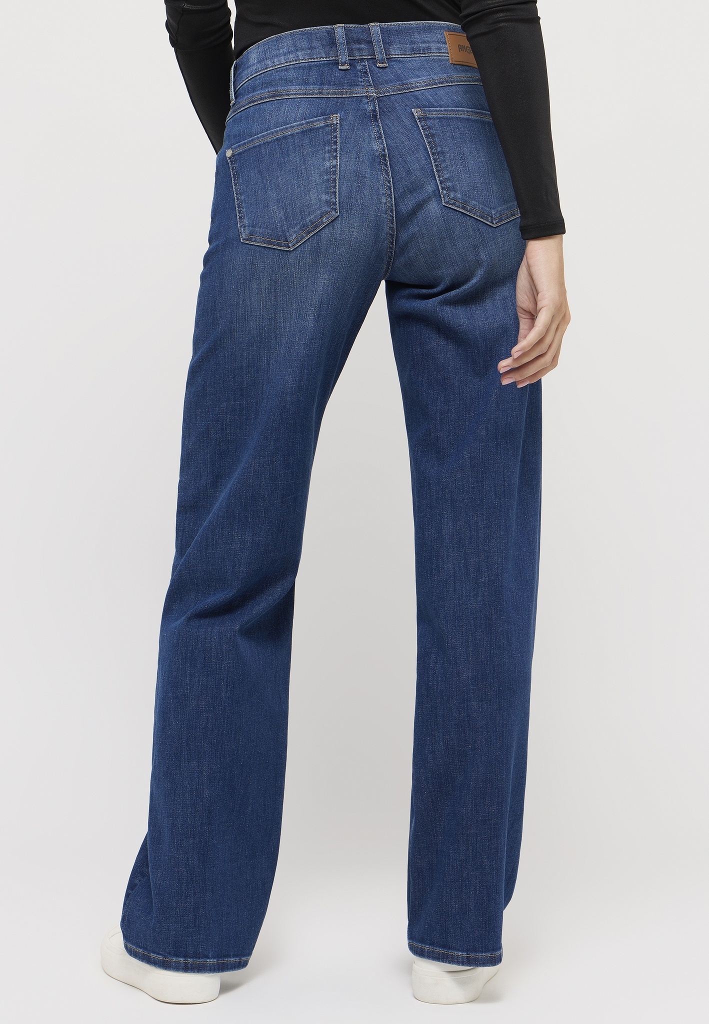 ANGELS Damen Jeans Liz 350250030 – Relaxed Fit, Mid Blue Used GR. 40