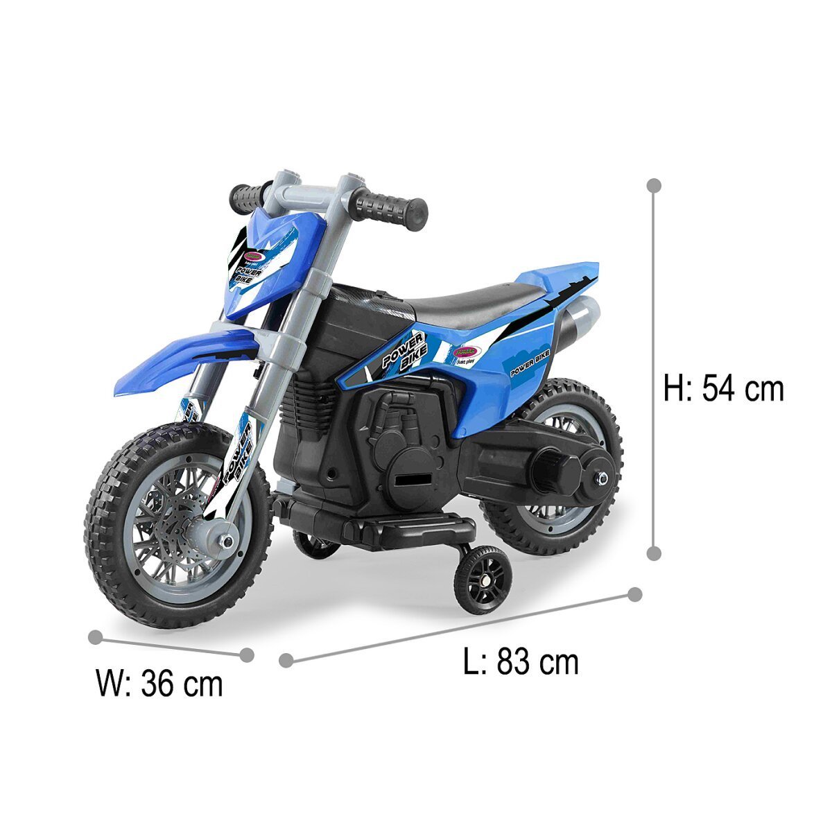 JAMARA Ride-on Motorrad Power Bike blau 6V ab 24 Monaten JAMARA Ride-on Motorrad Power Bike blau 6V ab 24 Monaten