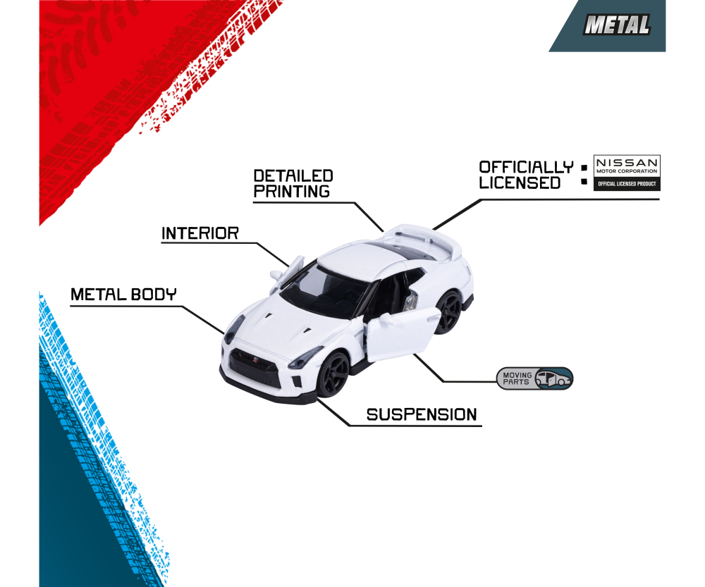 Majorette Nissan 5 Pieces Giftpack