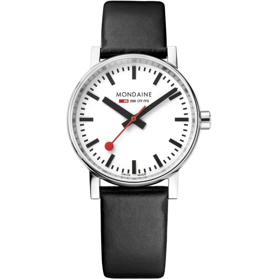 Mondaine evo2 316L Stainless steel Wiße MSE.35110.LBV Mondaine, evo2, 316L, Stainless, steel, Wiße, MSE.35110.LBV