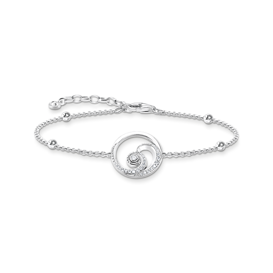 Thomas, Sabo, Armband, Welle, Mit, Steinen, Von, Länge, 19, Cm, A2045-051-14, Zubehor, Armreif, Schmuck, Diamant, Edelstein