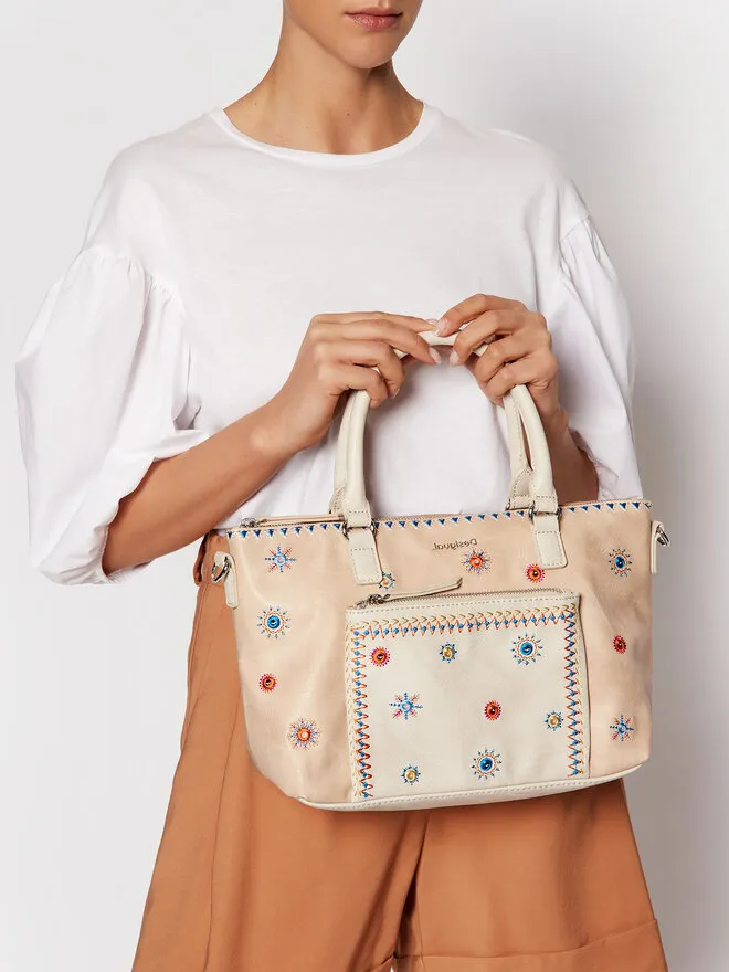 Desigual Damen Handtasche „Cristal Moon Padua“ - Broken Beige 21SAXPB66062 Desigual Damen Handtasche „Cristal Moon Padua“ - Broken Beige 21SAXPB66062