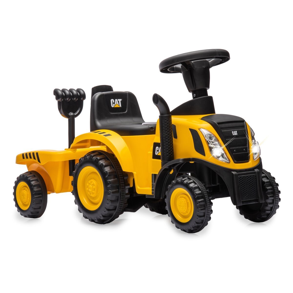 JAMARA Rutscher Caterpillar Traktor mit Anhänger gelb 2in1 ab 12 Monaten JAMARA Rutscher Caterpillar Traktor mit Anhänger gelb 2in1 ab 12 Monaten