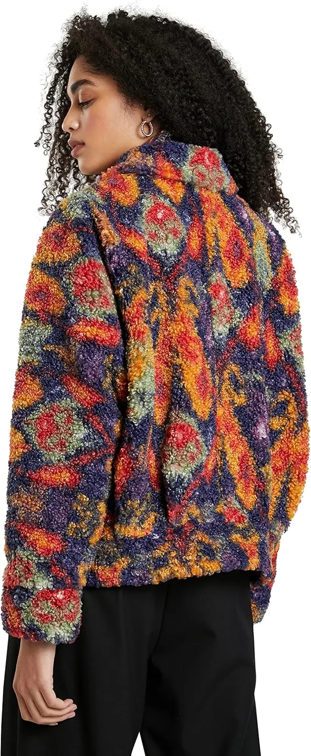 Desigual Damen Jacke „Chaq Colette“ by M. Christian Lacroix - Bunt gemustert 21WWEW989019 GR. XL Desigual Damen Jacke „Chaq Colette“ by M. Christian Lacroix - Bunt gemustert 21WWEW989019 GR. XL