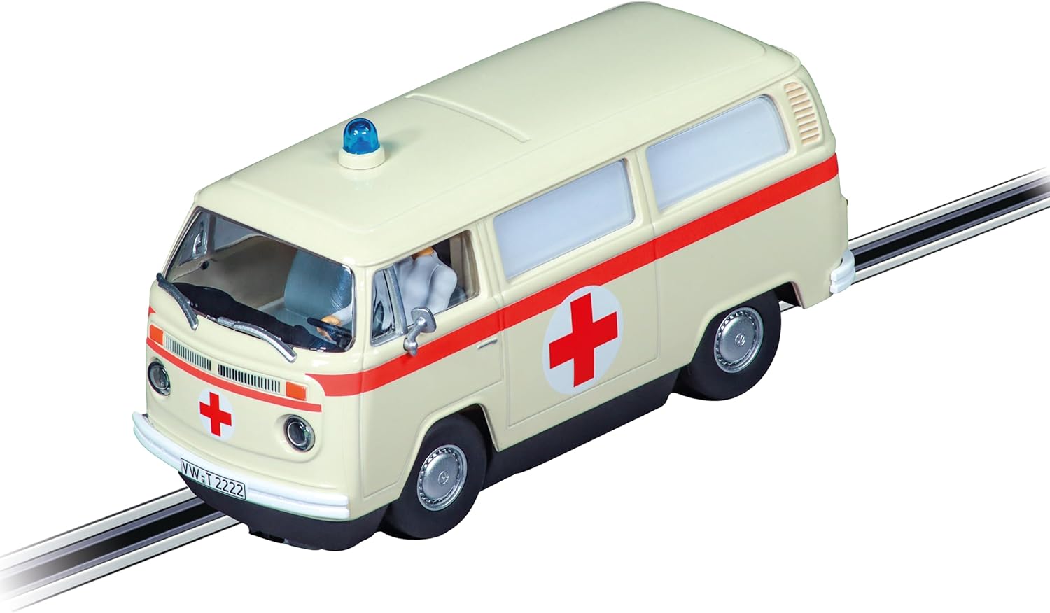 Carrera Volkswagen Bus T2b "Ambulance. Red Cross" - Evolution Slotcar im Maßstab 1:32 20027794 Transport, Transporter, Fahrzeug, Krankenwagen