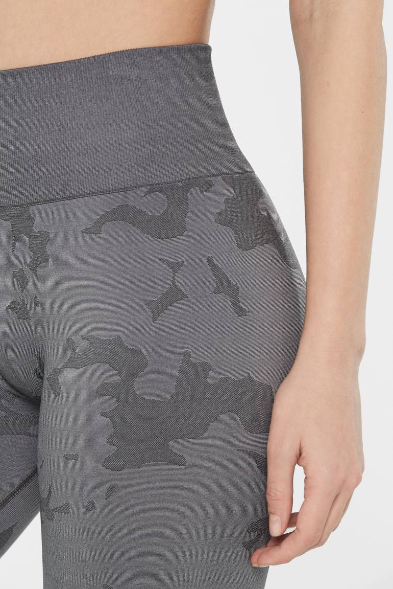 SENSES 2509197022 Leggings PA: LINA mit Print, Grau