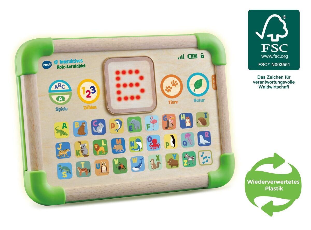 VTech Interaktives Holz-Lerntablet VTech Interaktives Holz-Lerntablet