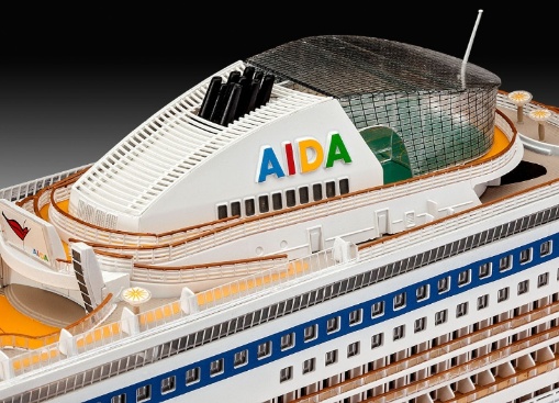 Revell 05230 Kreuzfahrtschiff AIDA Blu / Sol / Mar / Stella Modellbausatz Boot, Fahrzeug, Kreuzfahrtschiff, Schiff, Jacht, Kreuzfahrtschiff, Schiff, Transport, Fahrzeug, Boot