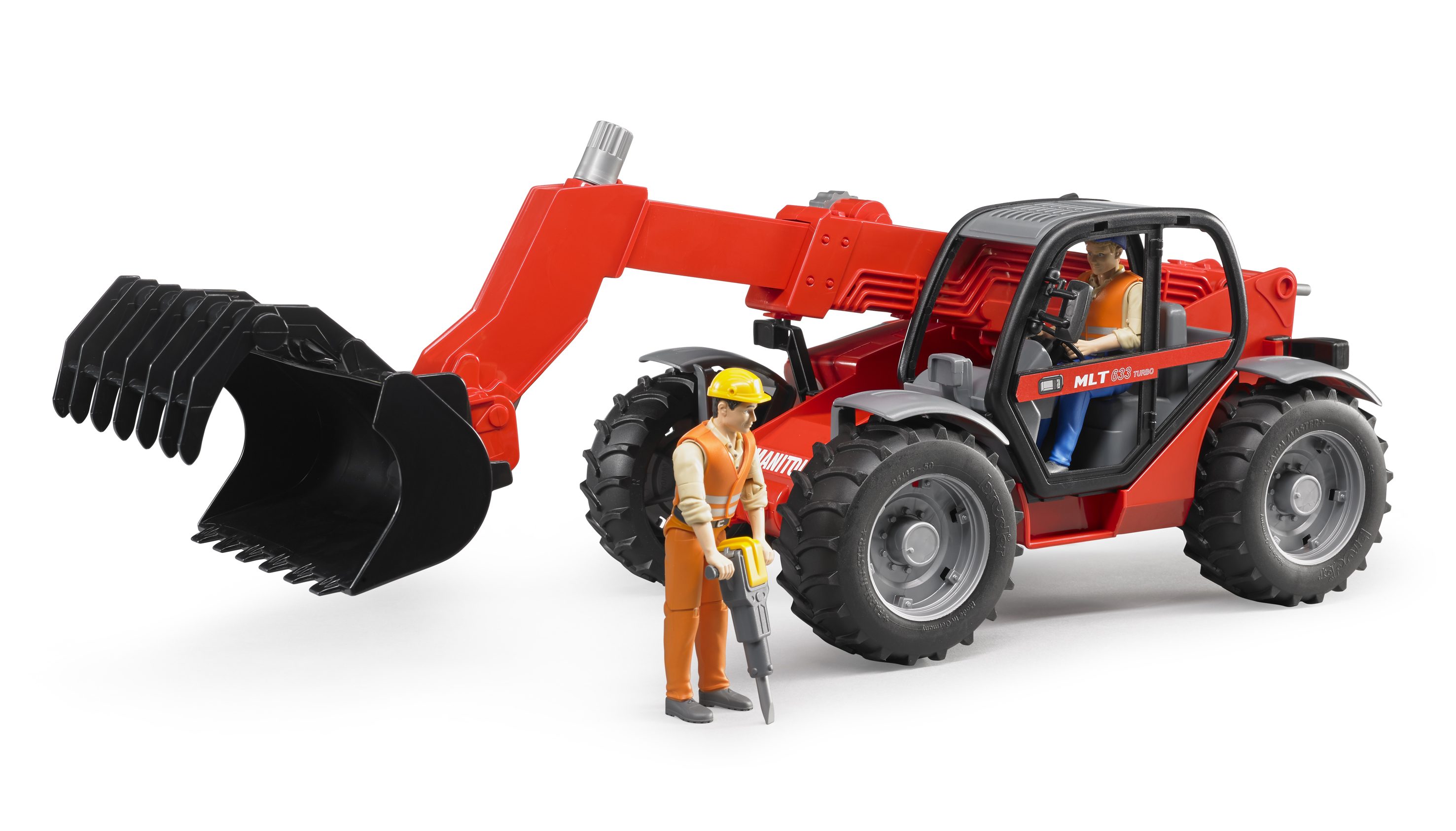 BRUDER 02125 - Manitou Teleskoplader MLT 633 - Bild 2