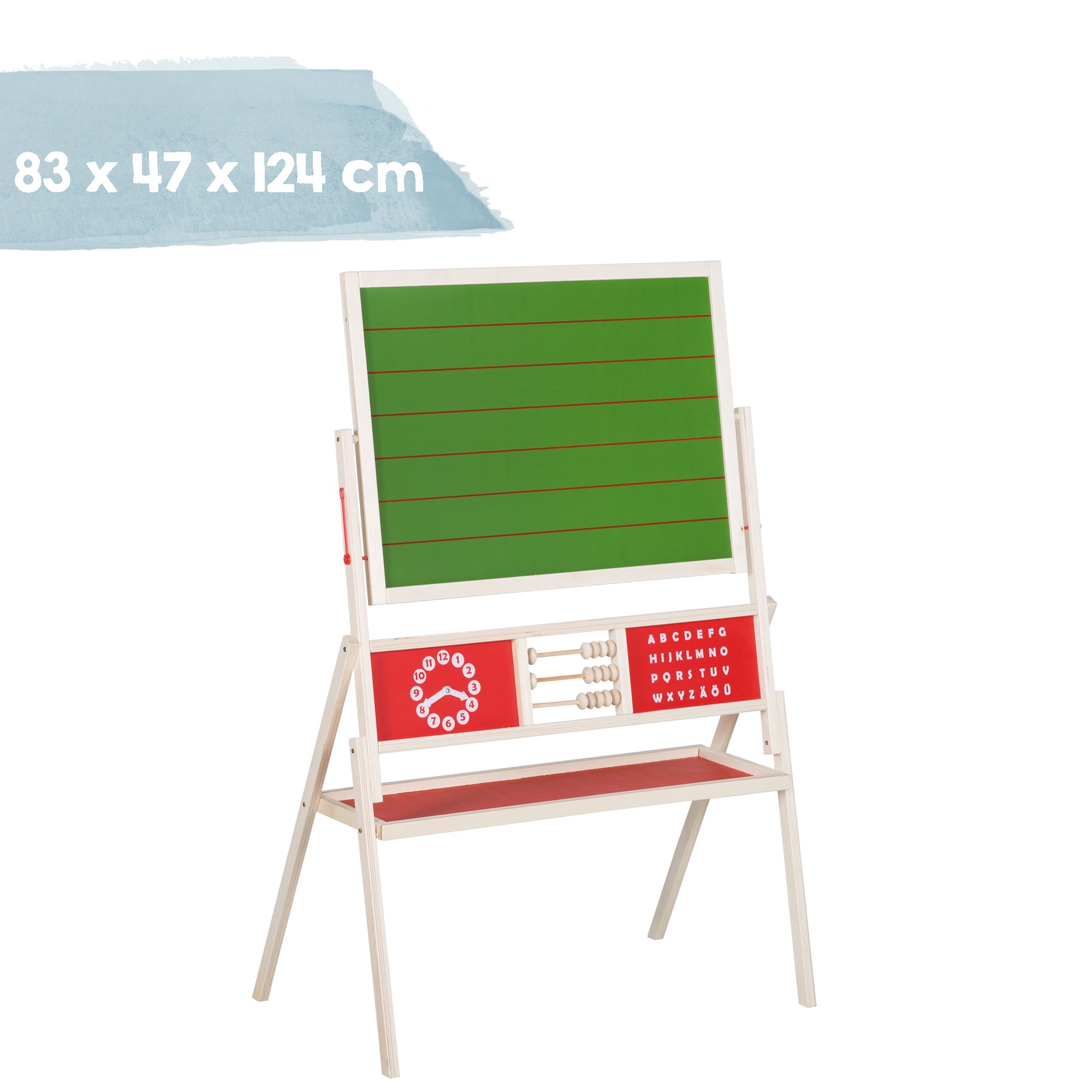 Roba 7025 Standtafel Holz natur rot – Tafeln - Bild 3 Roba 7025 Standtafel Holz natur rot – Tafeln - Produktbild 3