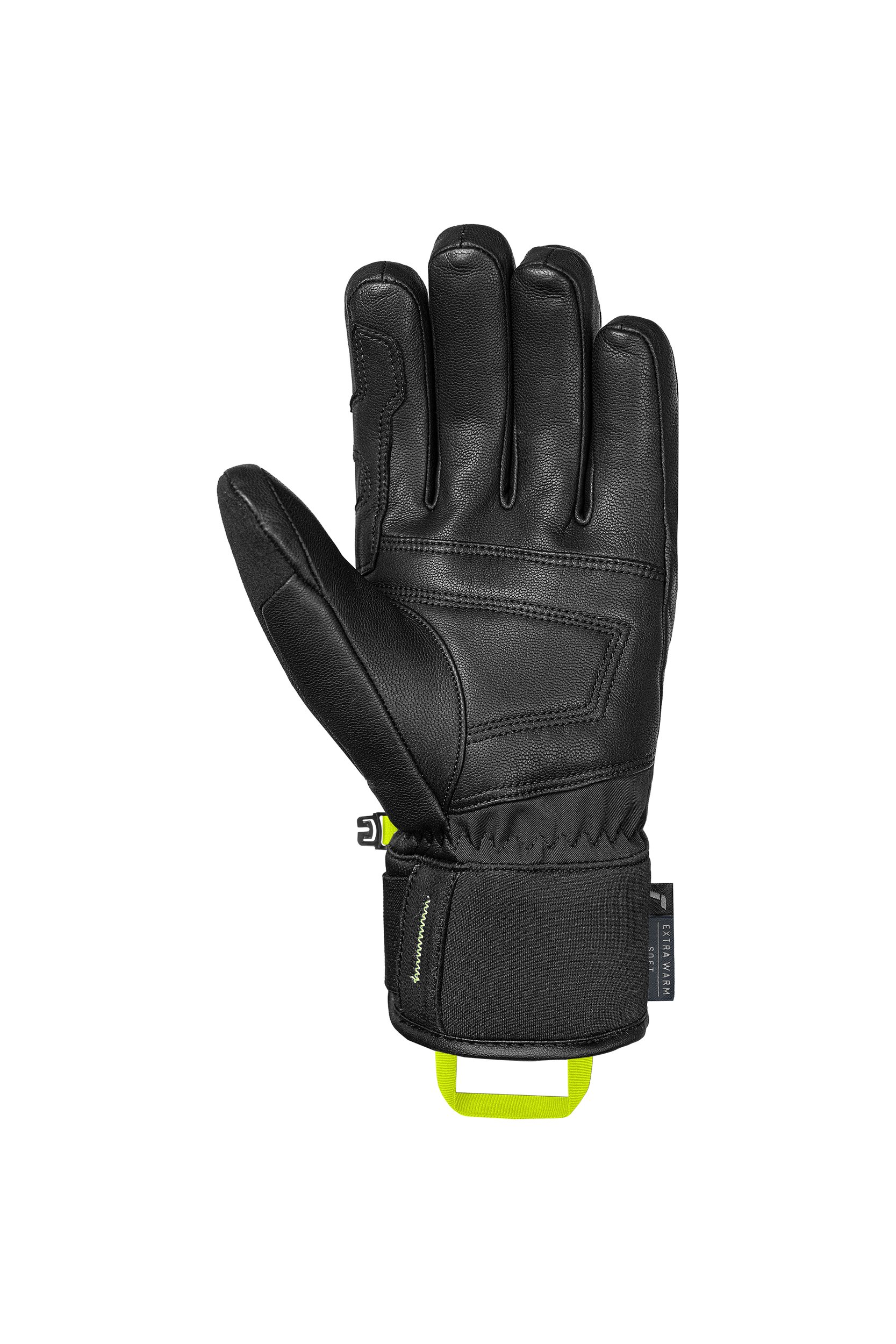 Reusch Profi SL Unisex Skihandschuh Schwarz/Granit/Gelb Reusch Profi SL Unisex Skihandschuh Schwarz/Granit/Gelb