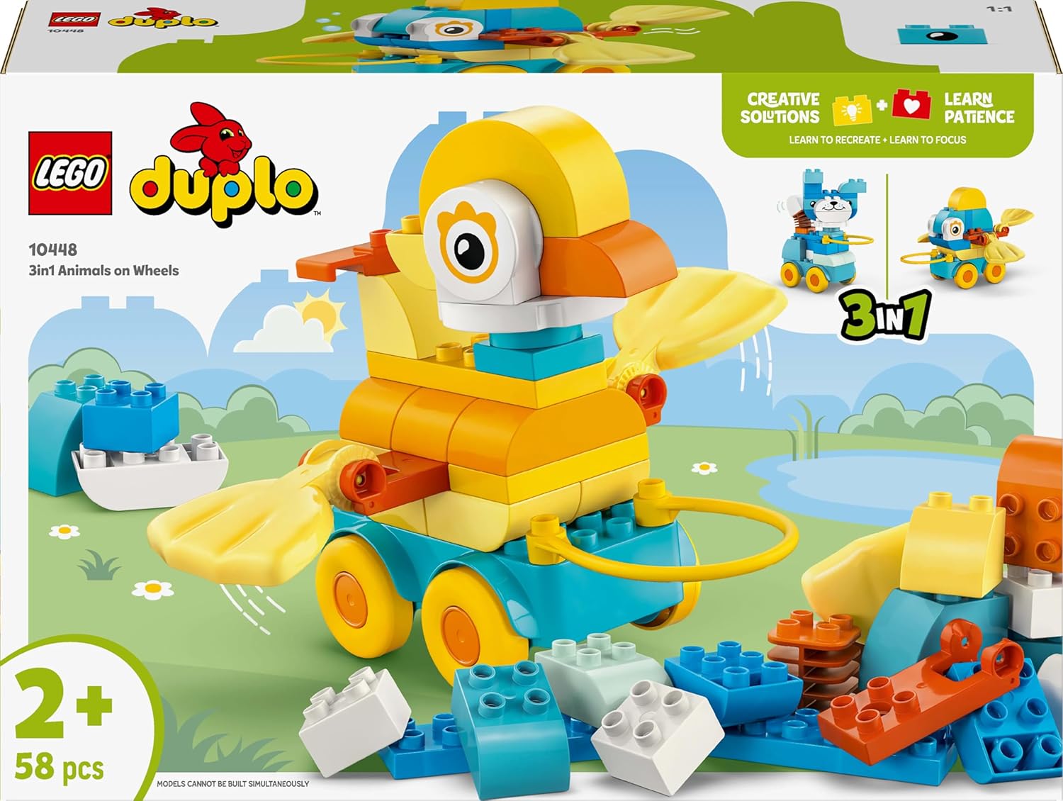 LEGO® DUPLO Tiere auf Rädern 3-in-1-Set 10448 Band