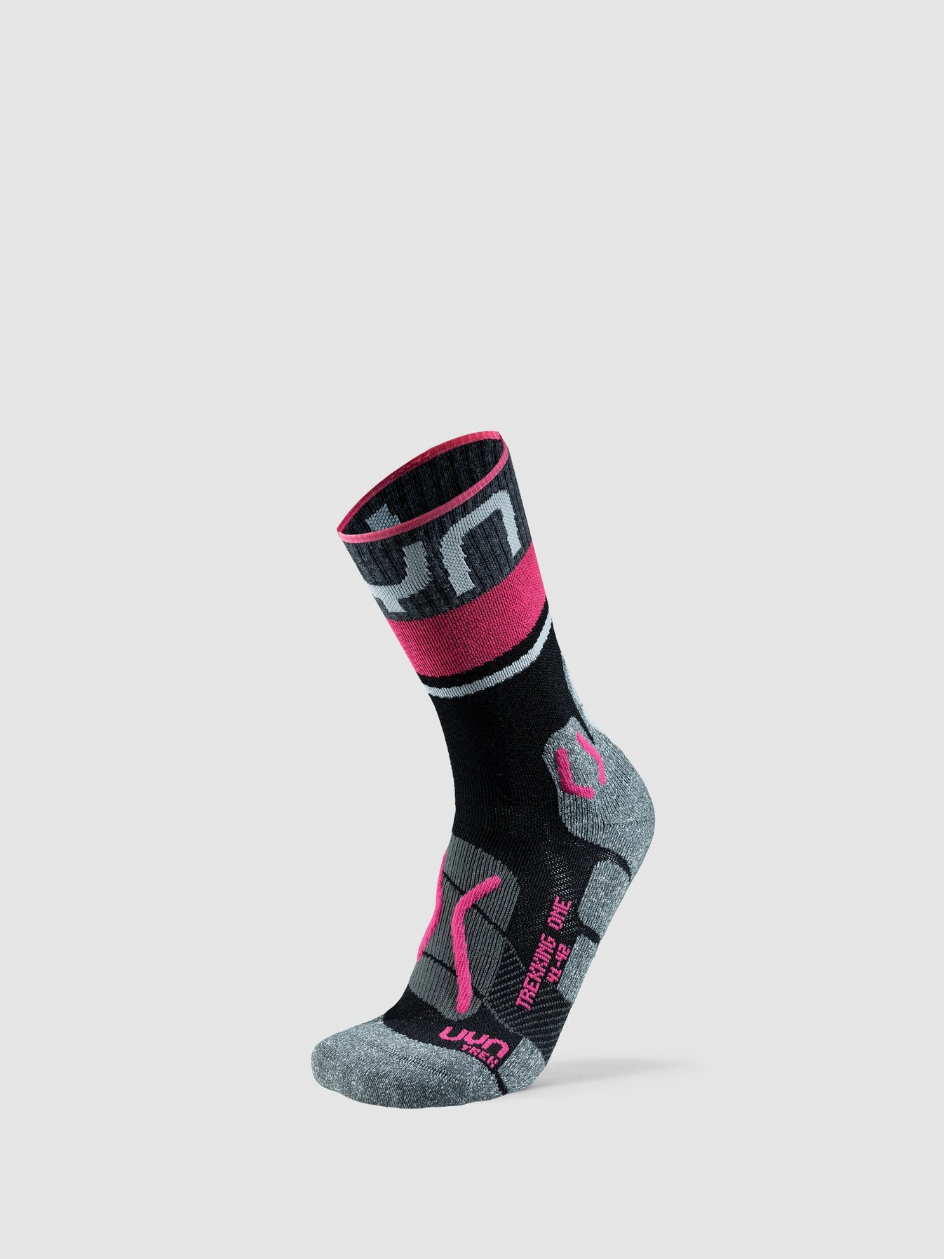 UYN Damen Trekkingsocken One Merino S100277B093 - Schwarz/Pink UYN Damen Trekkingsocken One Merino S100277B093 - Schwarz/Pink