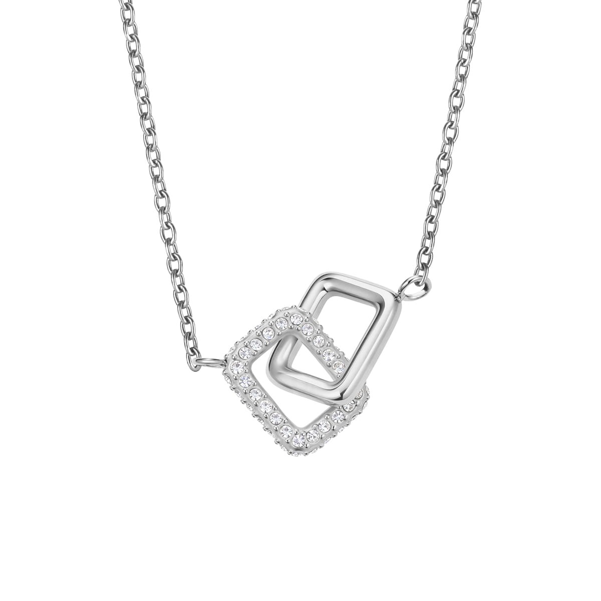 Bering 467-17-450 Kette, Damen, Arctic Pavé, Silber Bering 467-17-450 Kette, Damen, Arctic Pavé, Silber