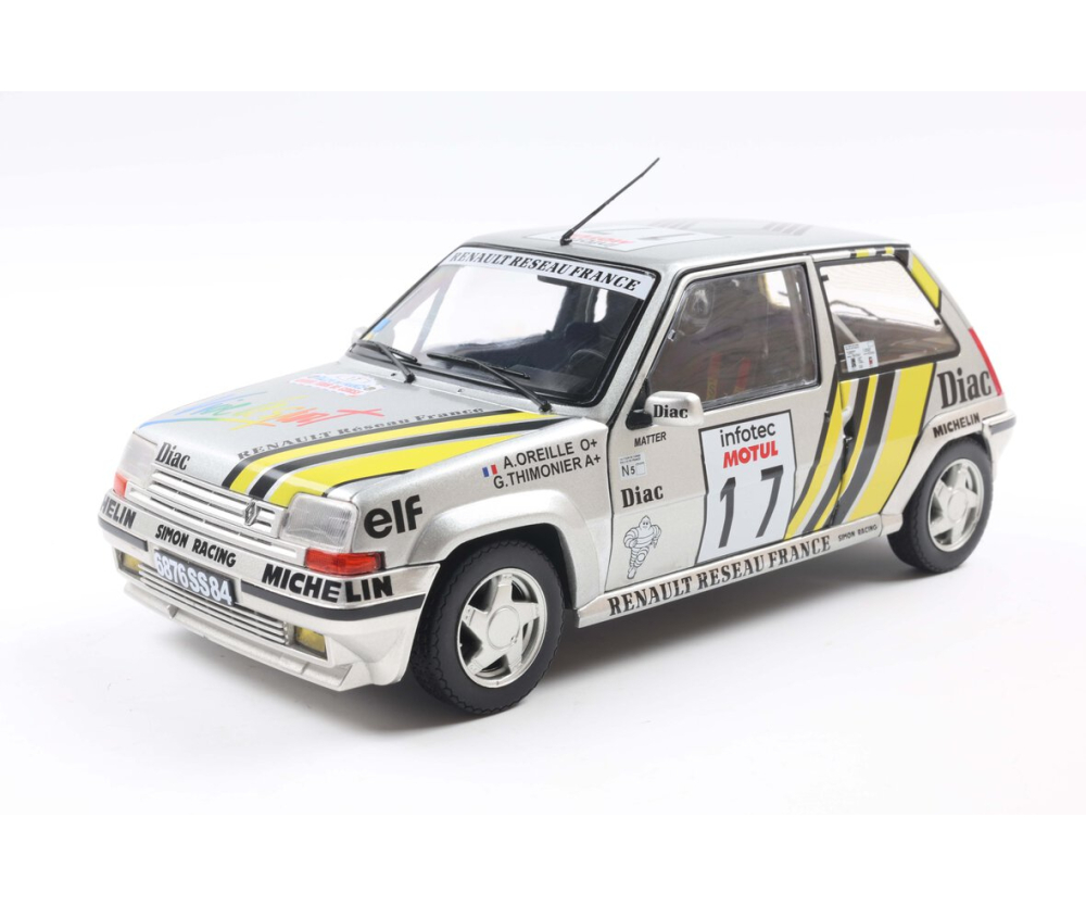 Solido 1:18 Renault 5 GT Turbo MK2 #17 silber