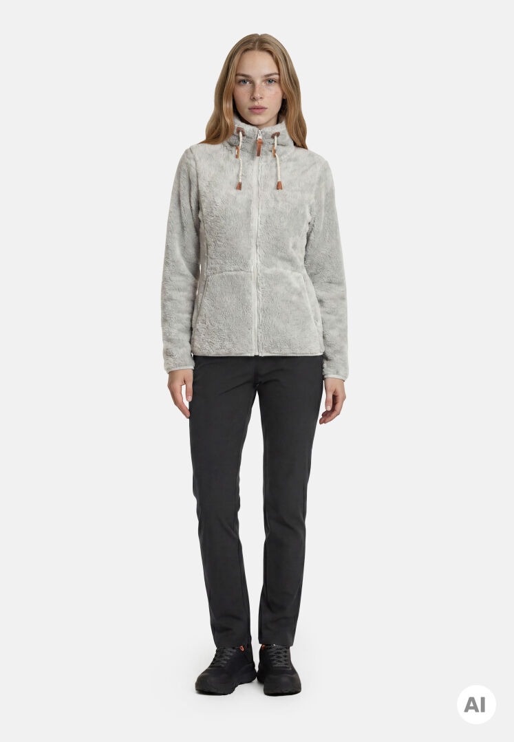 ICEPEAK 254954638ILG COLONY Fleecejacke Damen Hellgrau