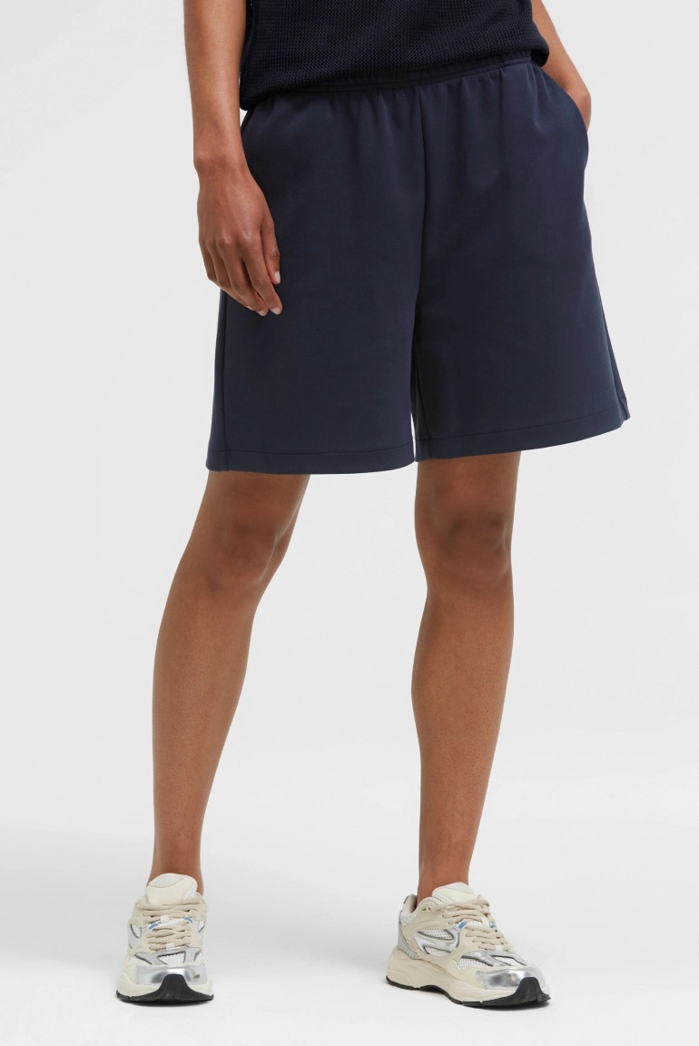 SENSES Sweatshorts PAL:MAS aus Interlock night navy