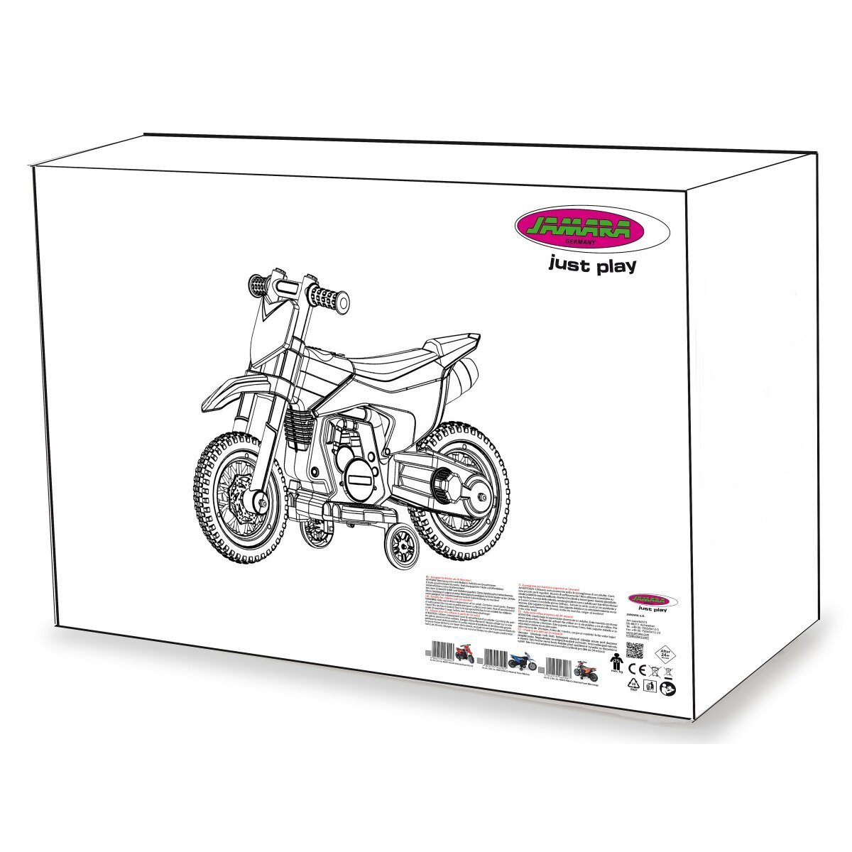 JAMARA Ride-on Motorrad Power Bike rot 6V ab 24 Monaten