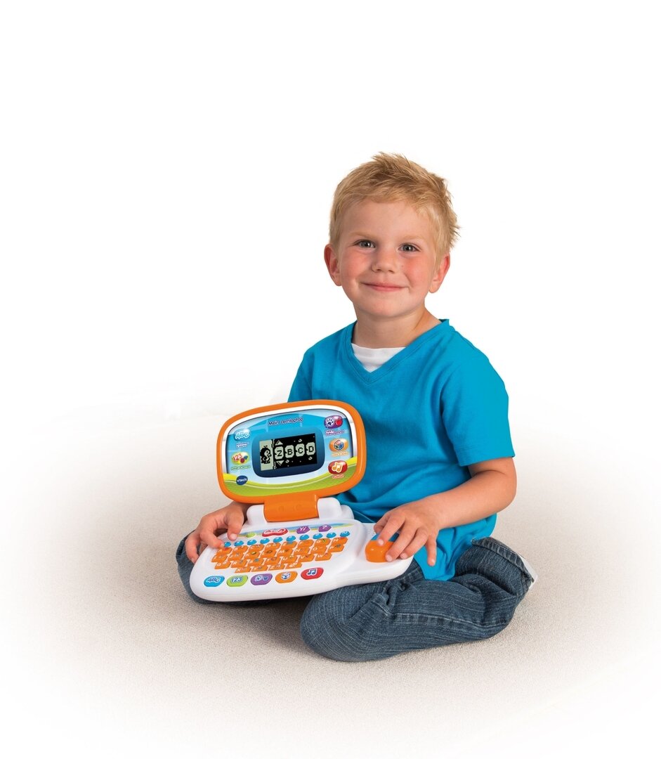 VTech Mein Lernlaptop 30 Lernspiele, LCD-Display, ab 3 Jahren VTech Mein Lernlaptop mit 30 Lernspielen Buchstaben, Zahlen, Formen, Musik, personalisierbar mit Namenseingabe, LCD-Display, inklusive Maus & Tragegriff, ab 3 Jahren,