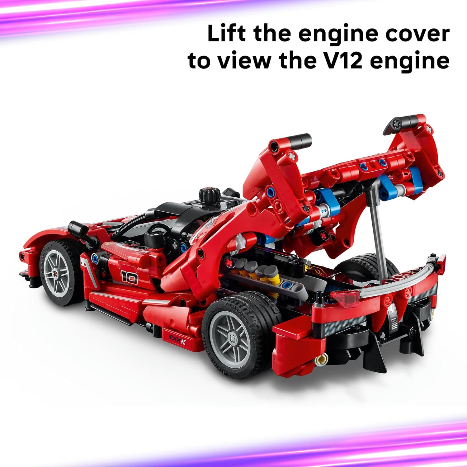 LEGO Technic 42171 Mercedes-AMG F1 W14 E Performance Rennwagen in Schwarz mit realistischen Details
