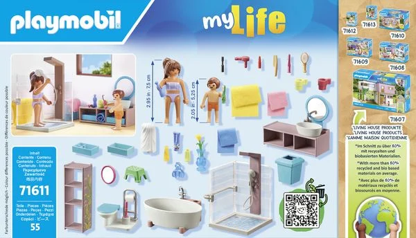 PLAYMOBIL 71611 Badezimmer PLAYMOBIL 71611 Badezimmer