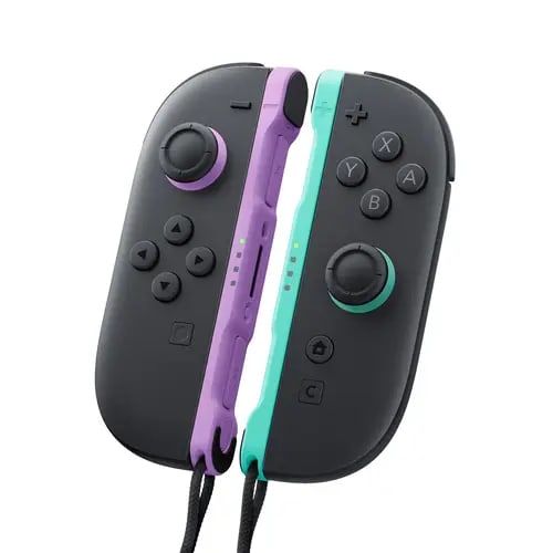 Joy-Con 2 Hellviolett Hellgruen Detail Detailansicht Joy-Con 2 Hellviolett Hellgruen