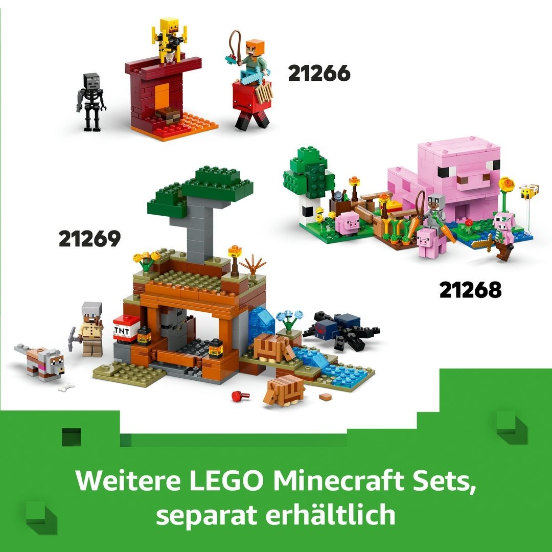 LEGO® Minecraft™ 21266 Das Lava-Duell im Nether Spielzeug