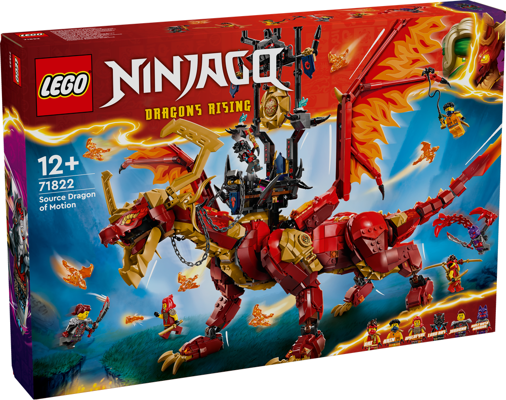 LEGO, 71822, NINJAGO®, Quelldrache, der, Bewegung, Buch, Comics, Veröffentlichung, Spielzeug