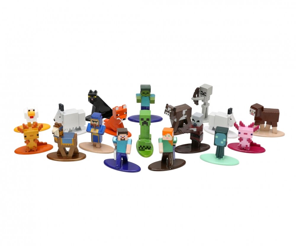 JADA, 253265008, Minecraft, Multi, Pack, Nano, Figures, Wave, 8, Spielzeug, Figur
