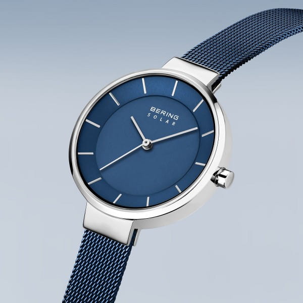 Bering 14631-307 Damenuhr, Milanaise/Solar, Blau Bering 14631-307 Damenuhr, Milanaise/Solar, Blau