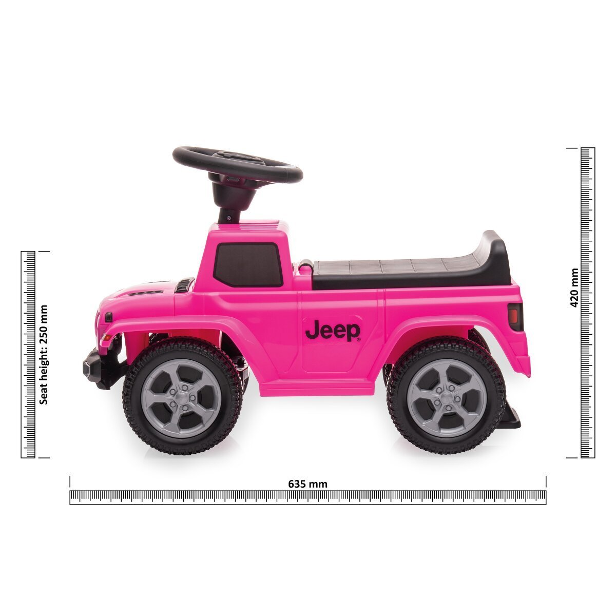 JAMARA Rutscher Jeep® Gladiator pink ab 12 Monaten JAMARA Rutscher Jeep® Gladiator pink ab 12 Monaten