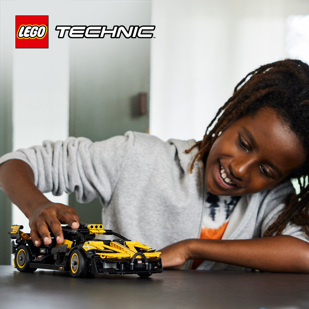 LEGO® Technic Bugatti-Bolide 42151 Person, Gesicht, Kopf, Maschine, Rad