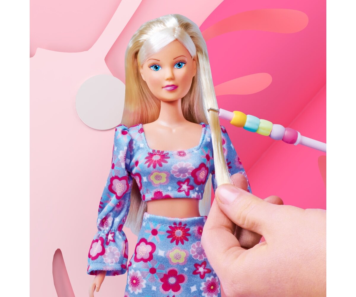 Steffi LOVE Hair Beads 105733652 Puppe, Spielzeug, Figur, Barbie, Gesicht