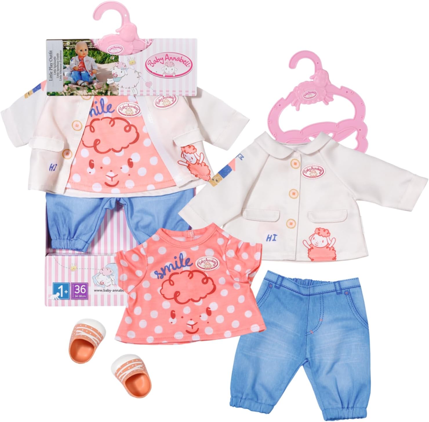 Baby Annabell Little Spieloutfit, 36cm