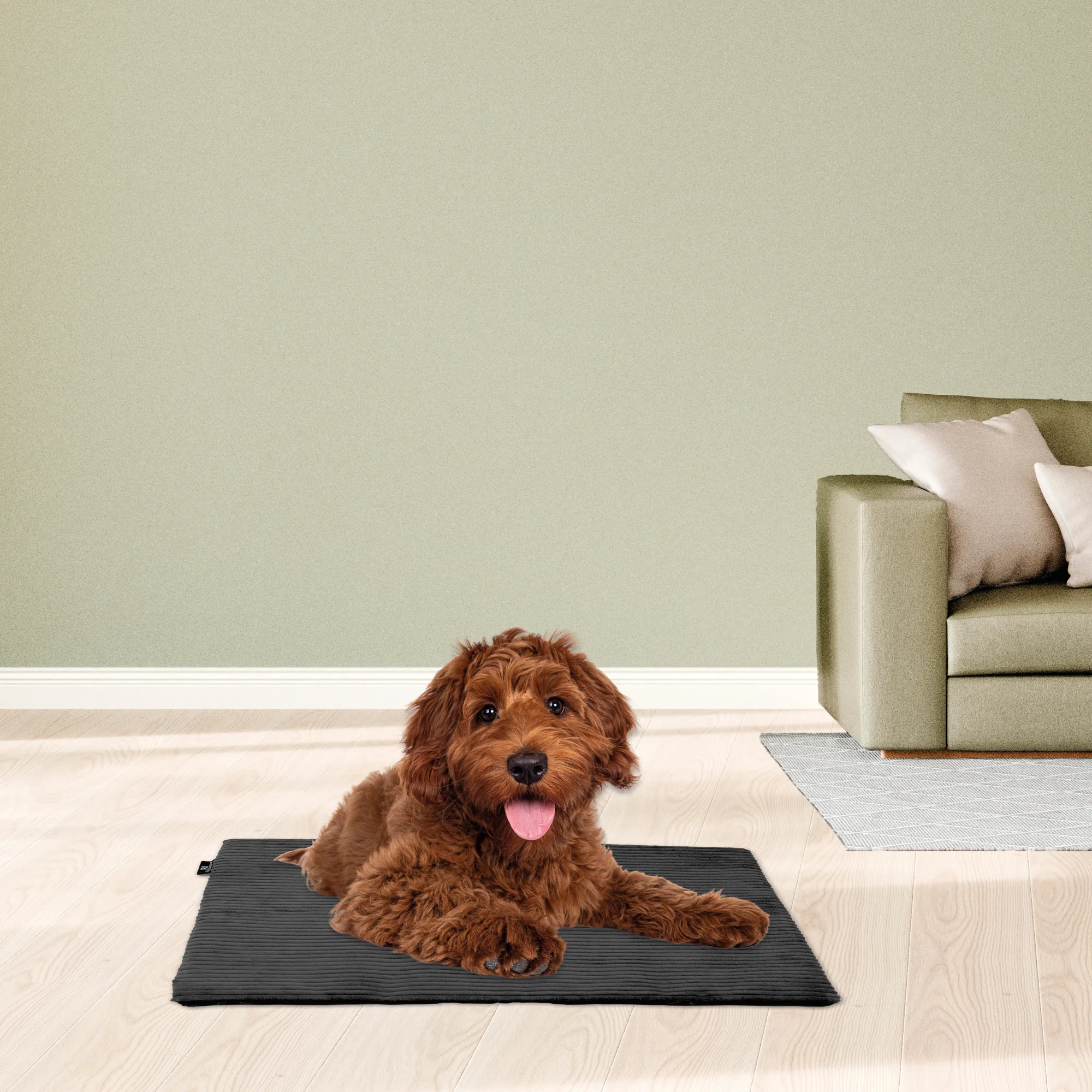 Rohrschneider RS 22390 Hanfmatte Cordbezug – Naturmatte mit Bezug GR.2