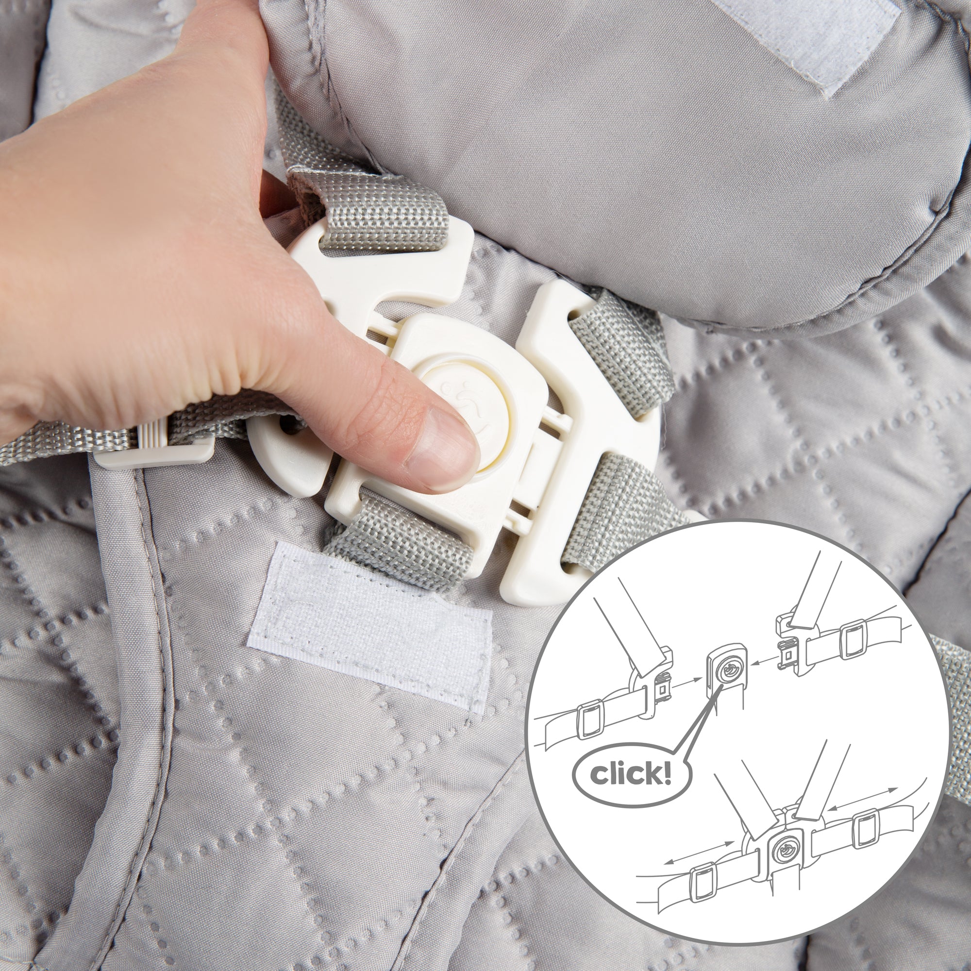 Roba 75063NAV230 Treppenhochstuhl, Set 2in1 grau natur lackiert - Produktbild 12