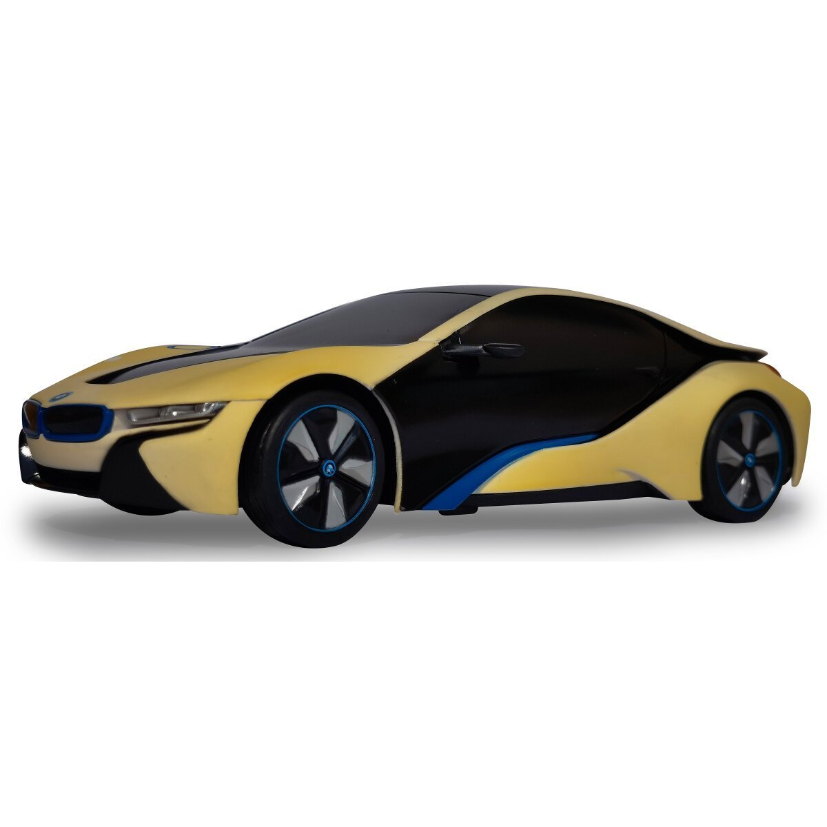 JAMARA BMW I8 1:24 weiß/gelb 2,4GHz UV Photochromic Serie ab 6 Jahren