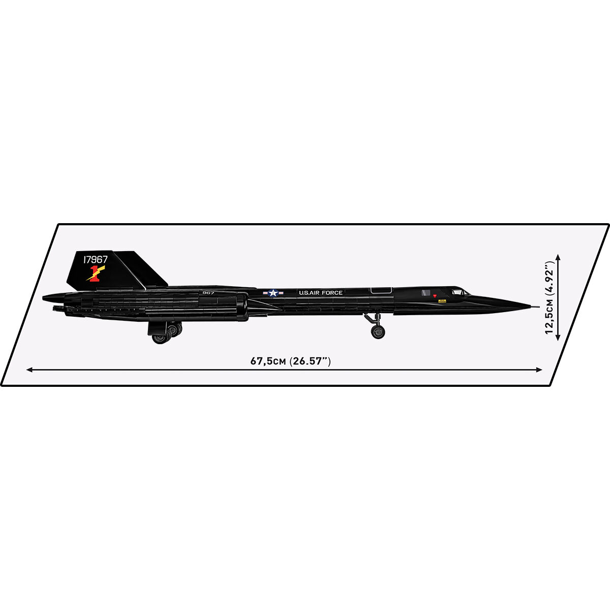 COBI 5891 - Lockheed SR-71 Blackbird - Bild 8 COBI 5891 - Lockheed SR-71 Blackbird - Bild 8