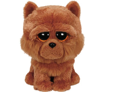 TY_Plüsch,_Barley_Chow_Chow_Hund_Braun,_15C, Plüsch, Spielzeug, Teddybär