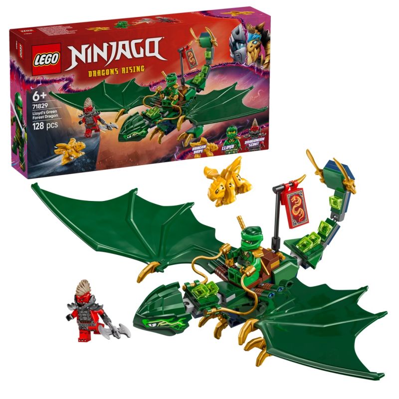 LEGO, NINJAGO, Lloyds, grüner, Walddrache, 71829 LEGO NINJAGO Lloyds grüner Walddrache 71829